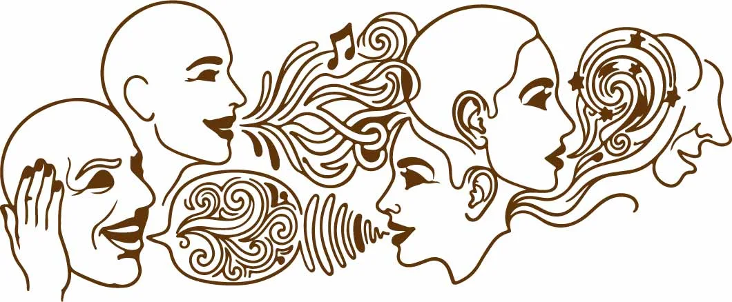 Woman Singing With Soundwaves And Music Notes Free Vector