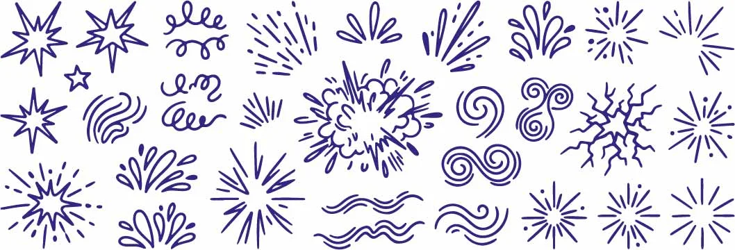 Explosion Cloud Bursts And Comic Star Sparks Clipart Free Vector