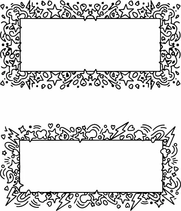 Botanical Leaf Branch Rectangle Frames And Borders Free Vector