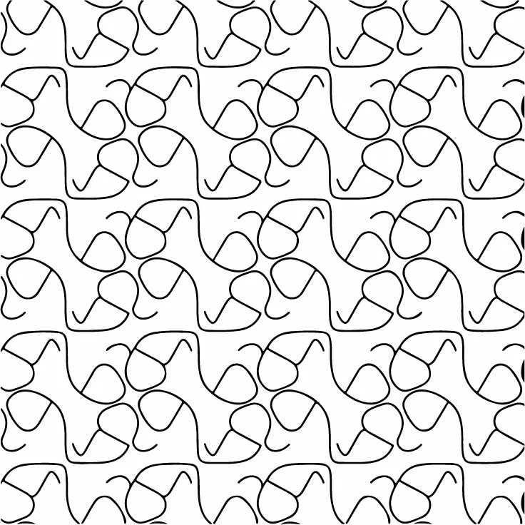 Curved Grid Lines And Abstract Geometric Pattern Free Vector