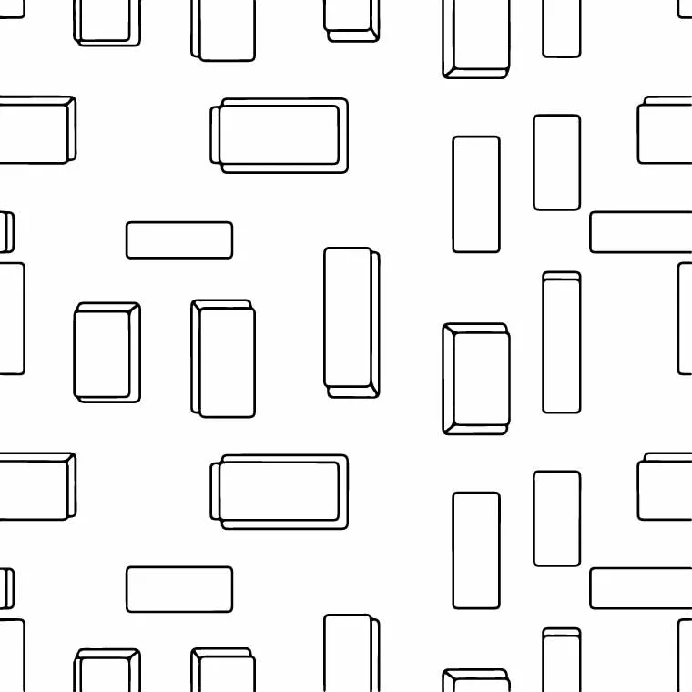 Minimalist Floating Rectangles Seamless Pattern Free Vector