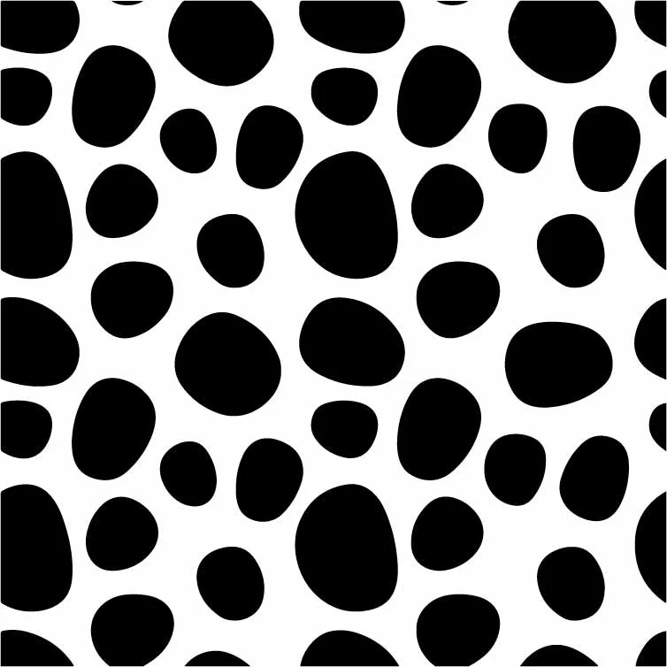 Bold Animal Spots And Organic Pebble Texture Pattern Free Vector