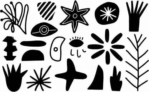Mystic Eyes and Stars Free Vector Seamless Pattern