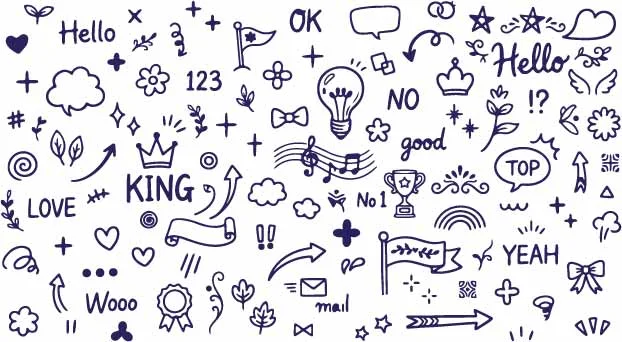 Creative Idea Lightbulb Trophy And Student School Doodles Free Vector