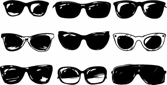 Retro Sunglasses Shades Seamless Free Vector Pattern