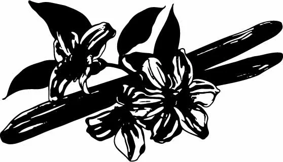 Bold Floral Blossom Silhouette Free Vector Pattern