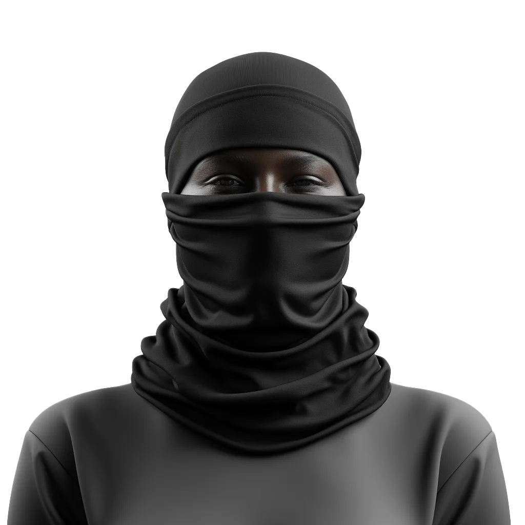 Tactical Balaclava Mask on Man Free PNG