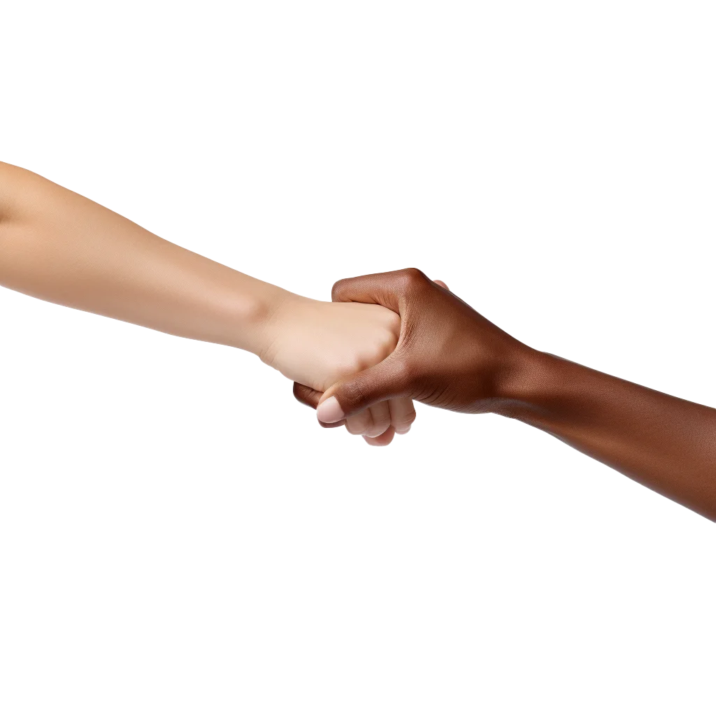 Hands Grasping Wrists In Strong Teamwork And Support Free PNG