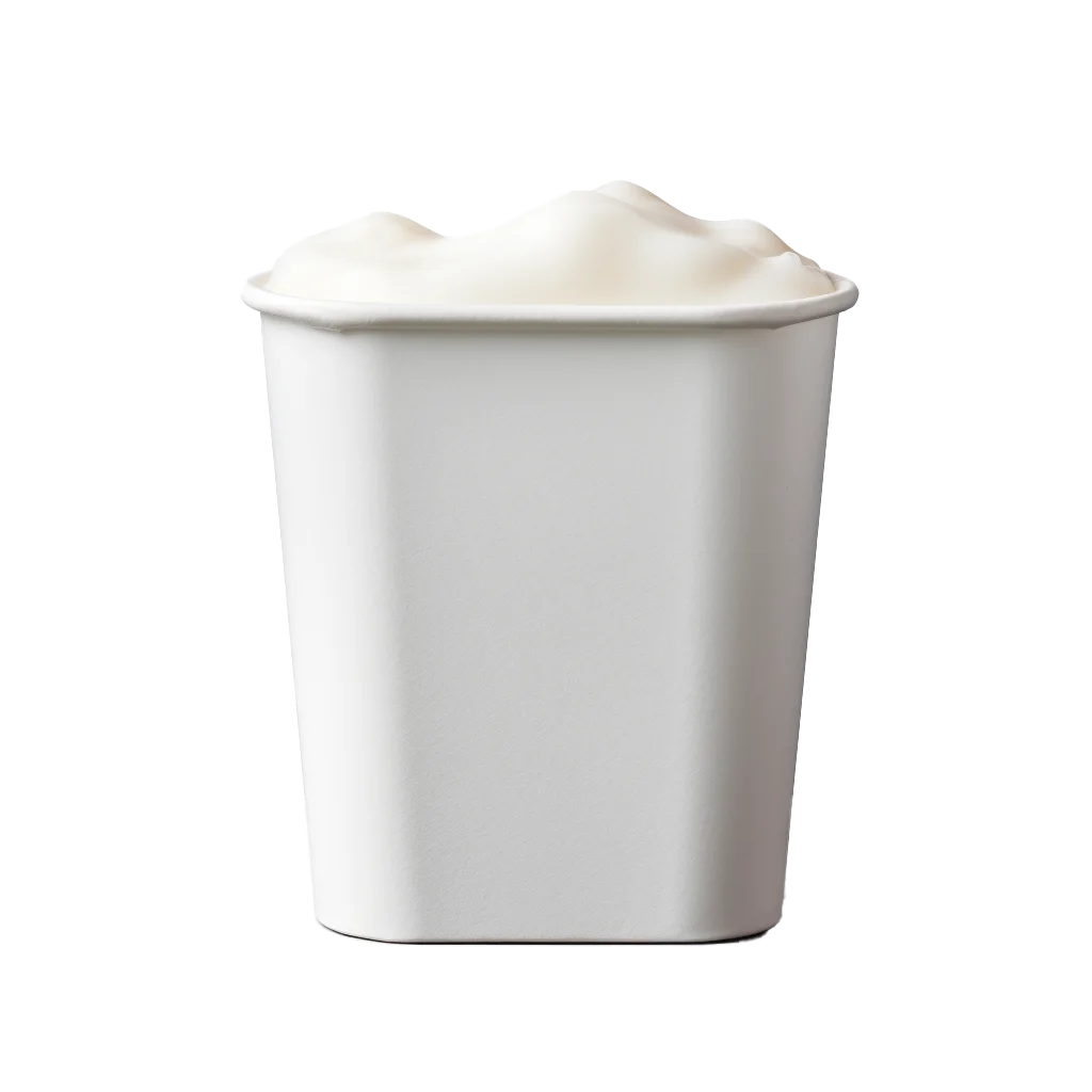 White Paper Dessert Cup Free PNG
