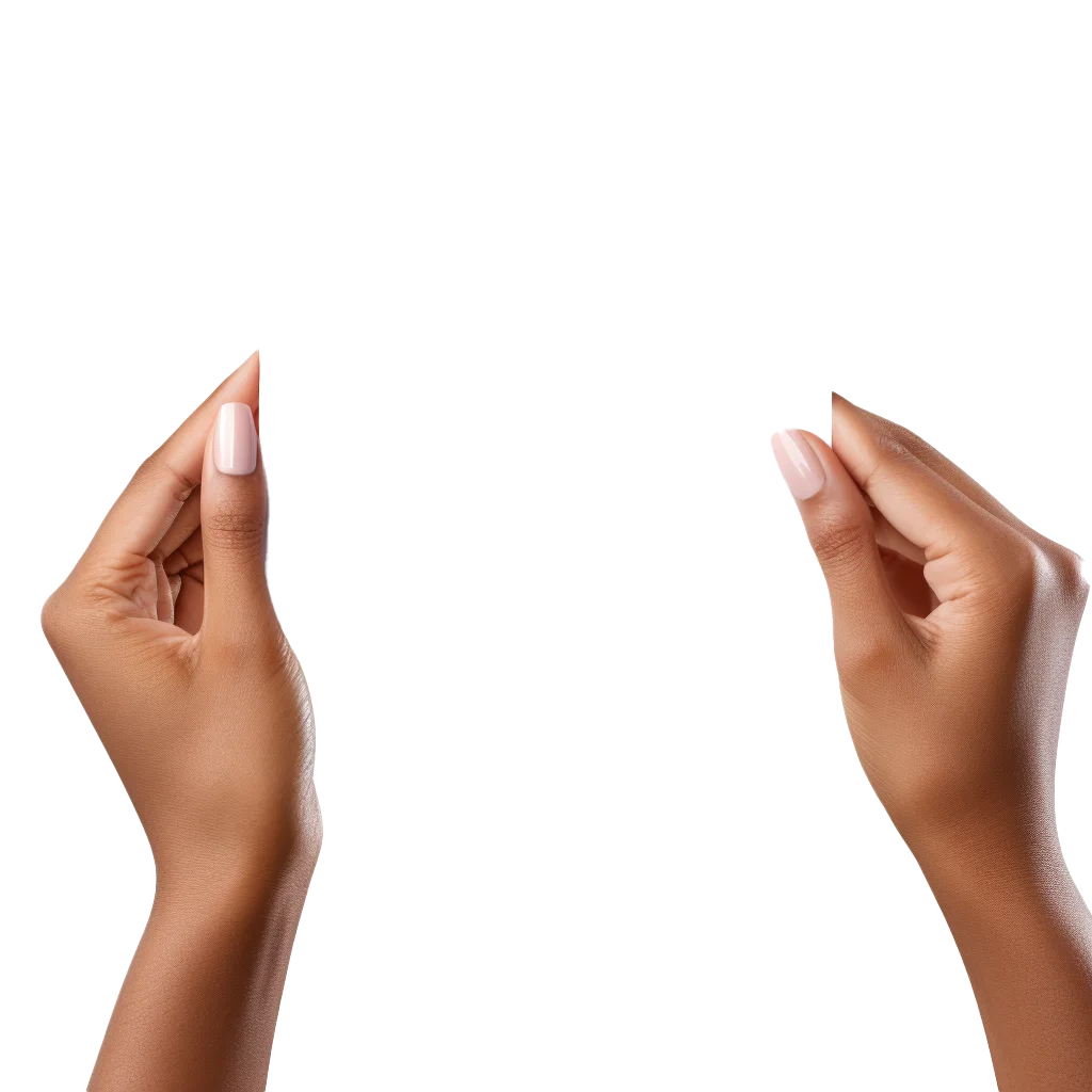 Female Hands Presenting Frame Gesture Free PNG