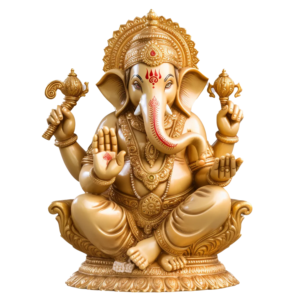 Lord Vinayaka Ganesha Murti Free PNG