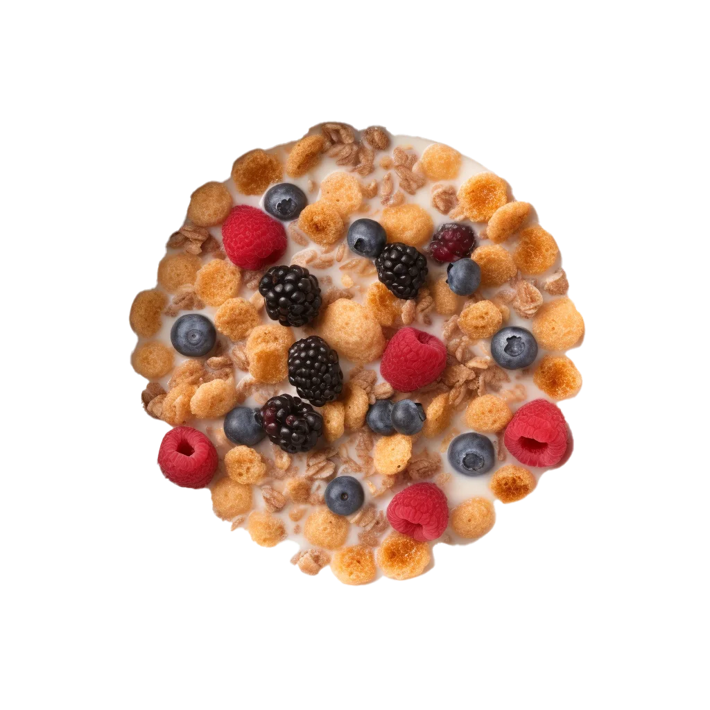 Granola Berry Cereal Mix Oatmeal Breakfast Snack Free PNG