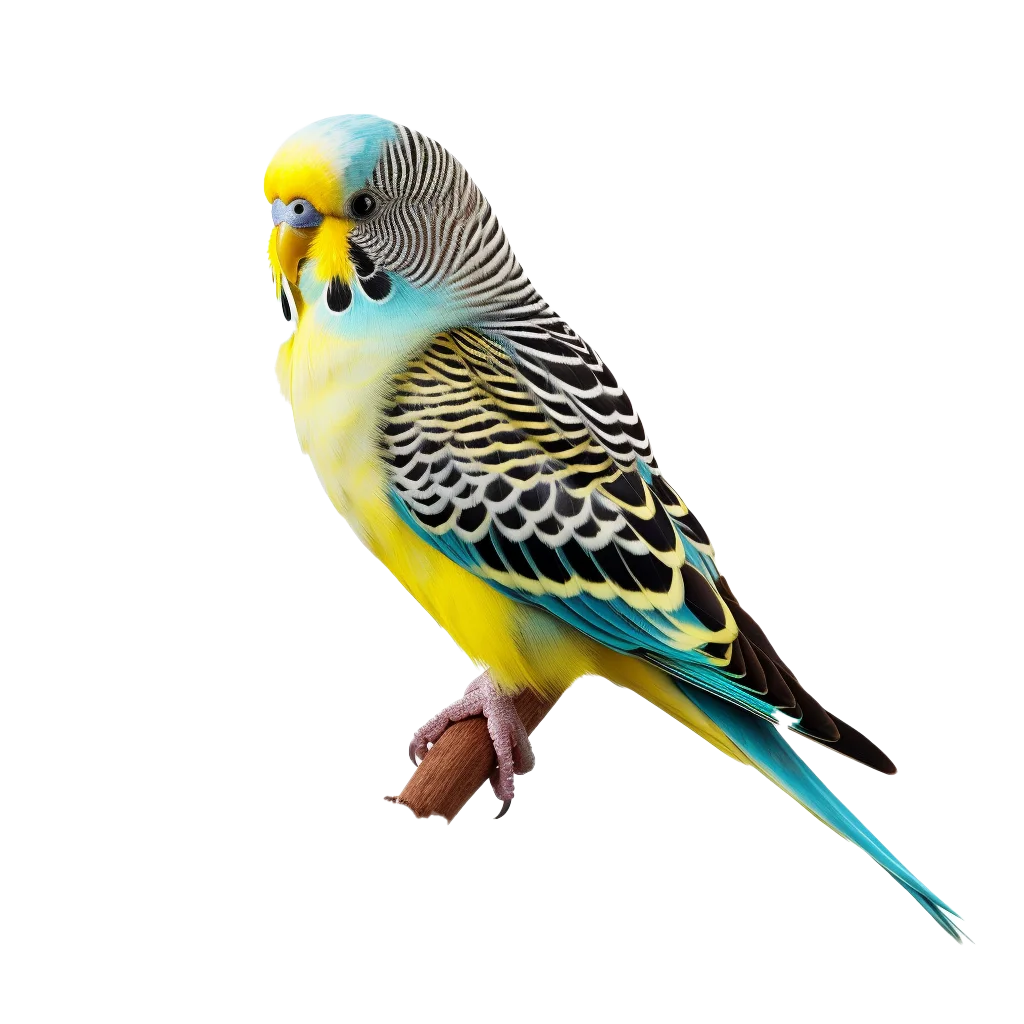 Yellow And Blue Parakeet Budgie Bird Cutout Free PNG
