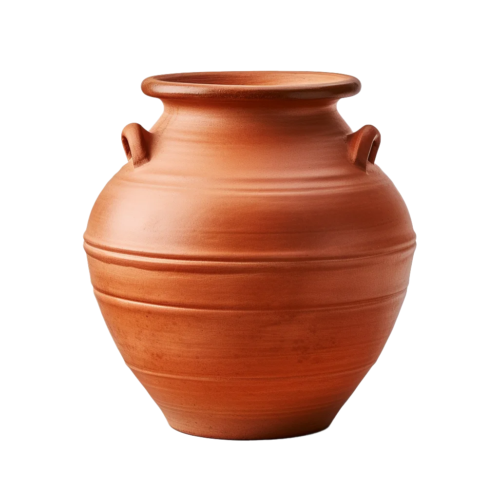 Earthen Terracotta Clay Pot With Handles Pottery Free PNG