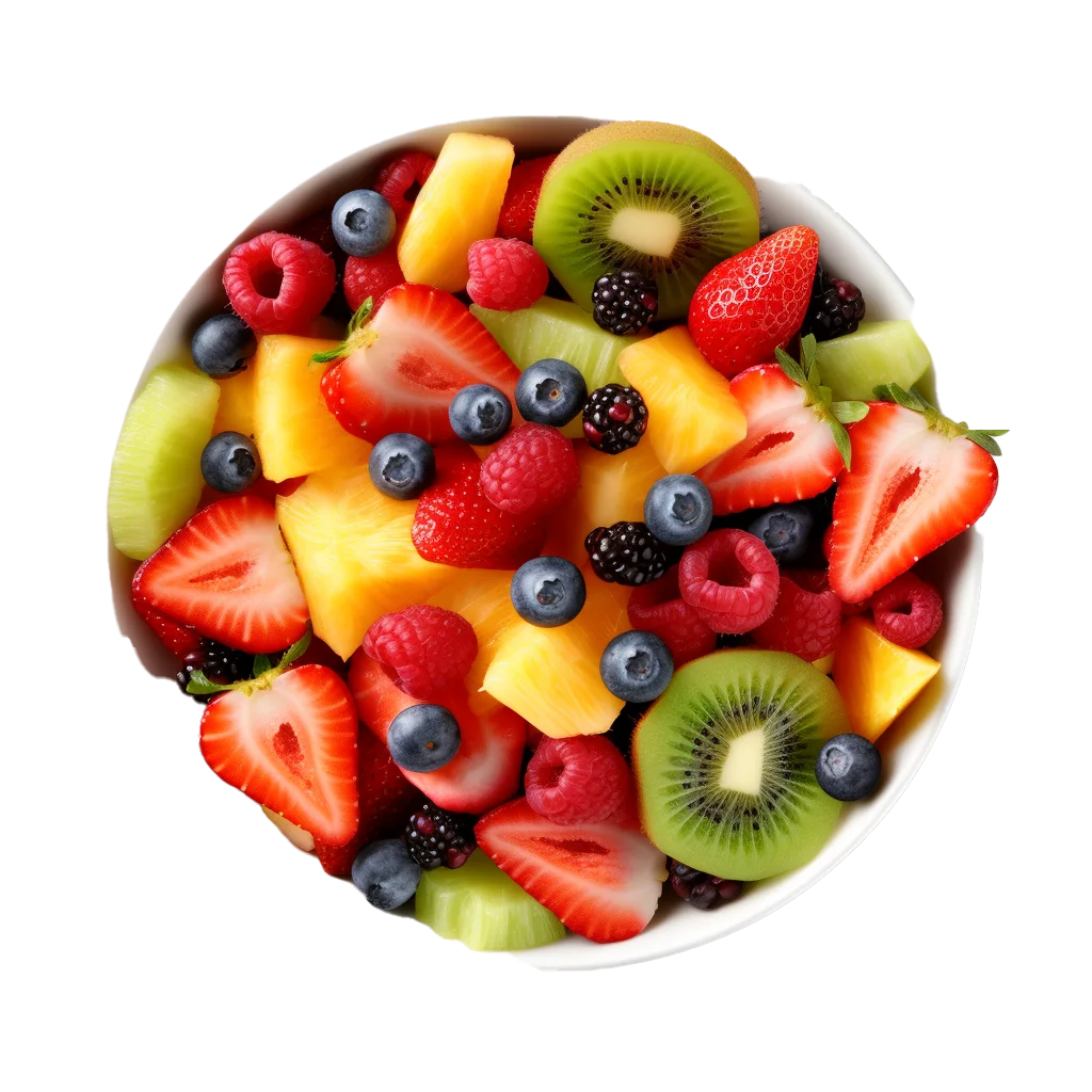 Assorted Fresh Sliced Fruit Salad Platter Free PNG