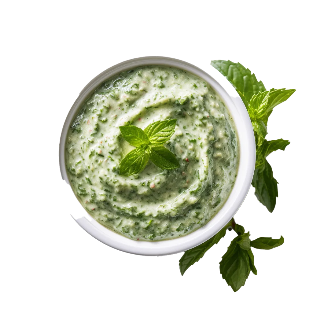 Creamy Green Tzatziki Cucumber Yogurt Dip Bowl Free PNG