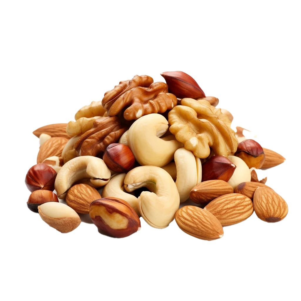 Crunchy Mixed Nuts Cashews And Almonds Food Free PNG