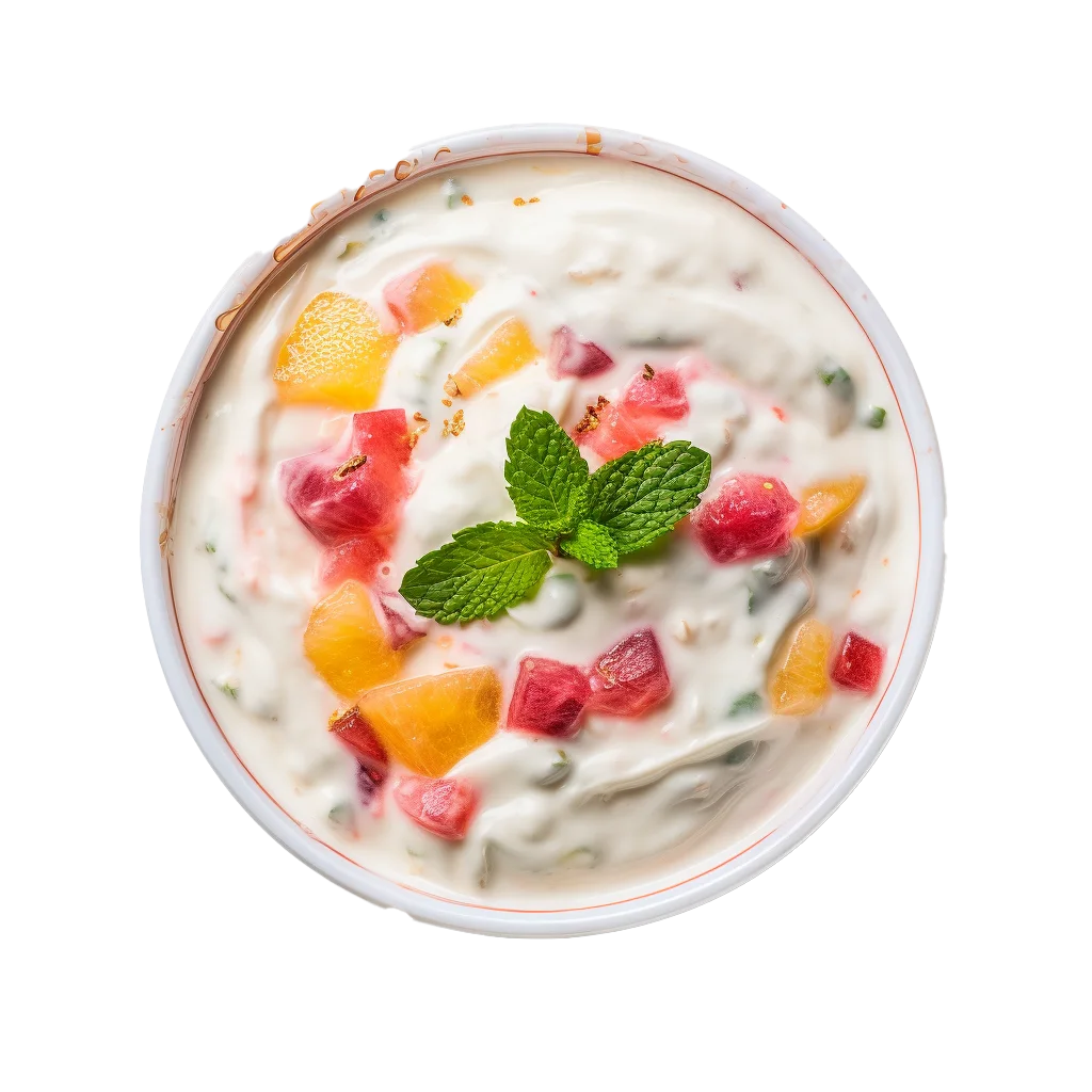 Fruit Yogurt Bowl Breakfast Free PNG