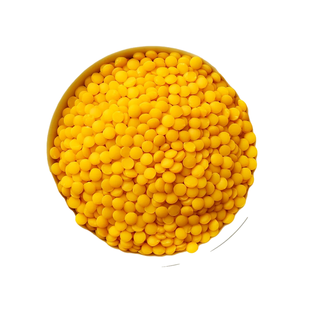 Yellow Split Peas Dal Pulses in Bowl Free PNG