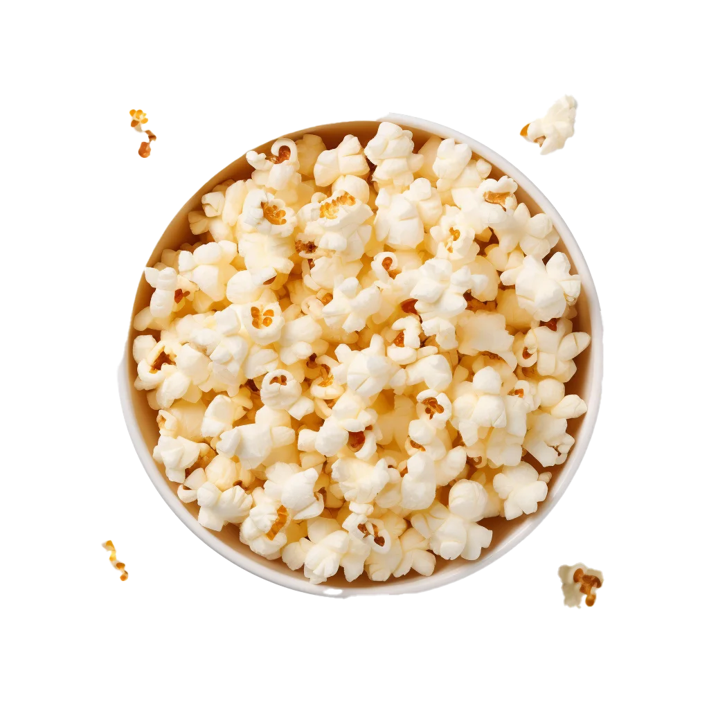 White Cheddar Popped Popcorn Bowl Free PNG