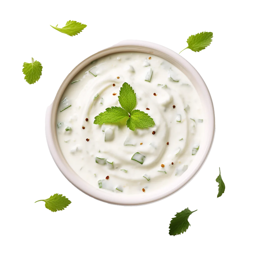 Fresh Mint Yogurt Sauce Raita Free PNG