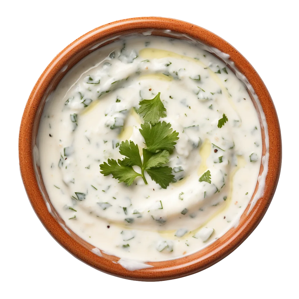 Cool Cucumber Mint Raita Dip Free PNG