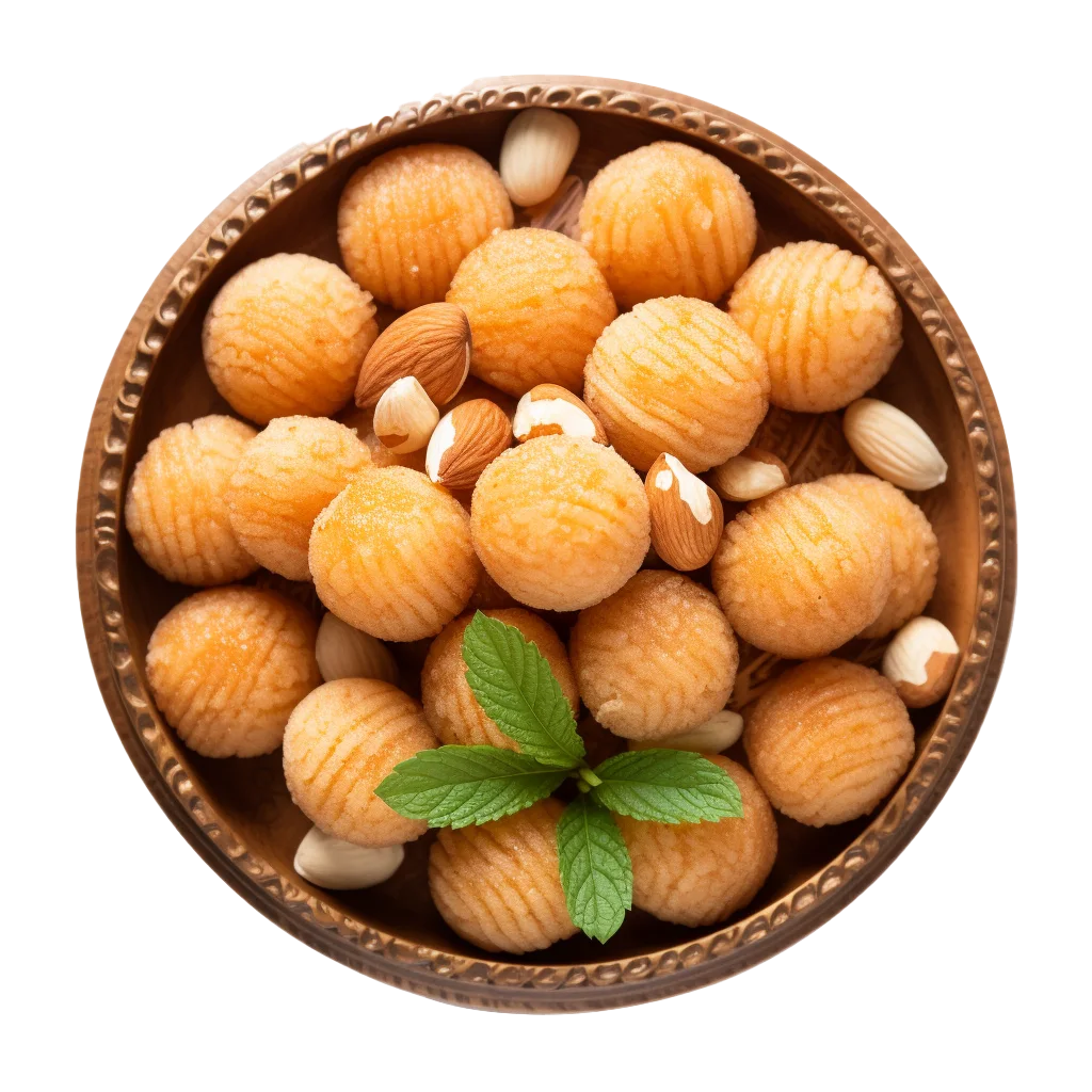 Sweet Indian Boondi Laddu Sweets Free PNG