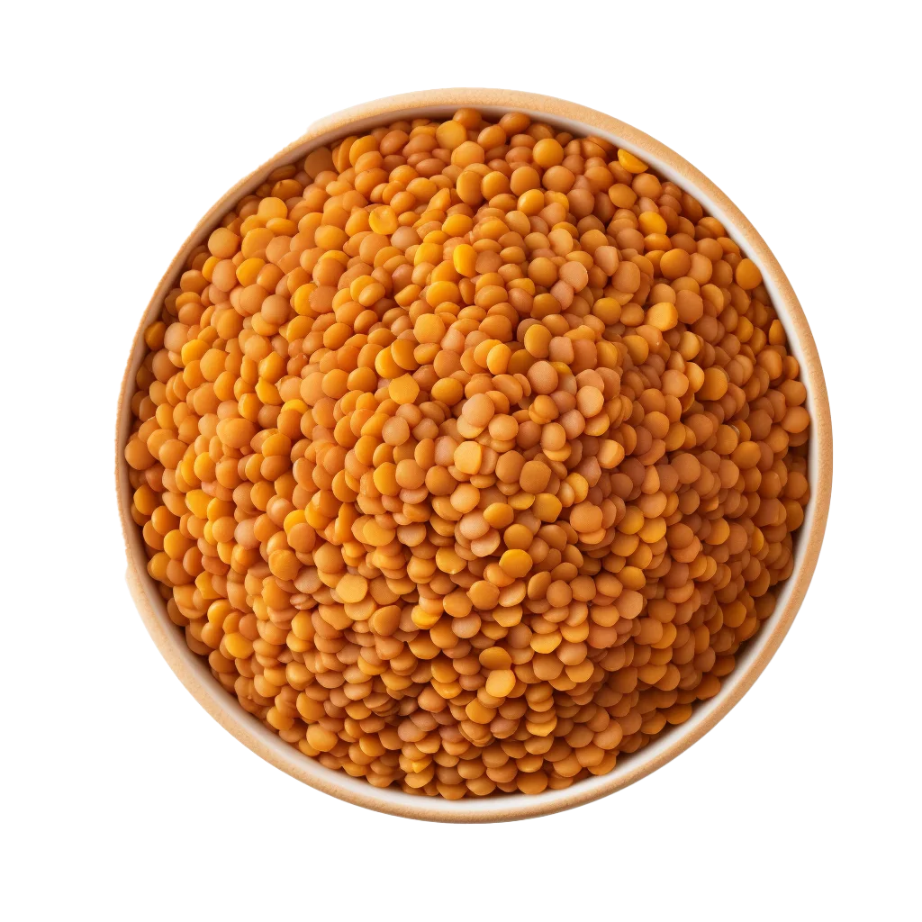 Whole Coriander Seeds in Wooden Bowl Free PNG
