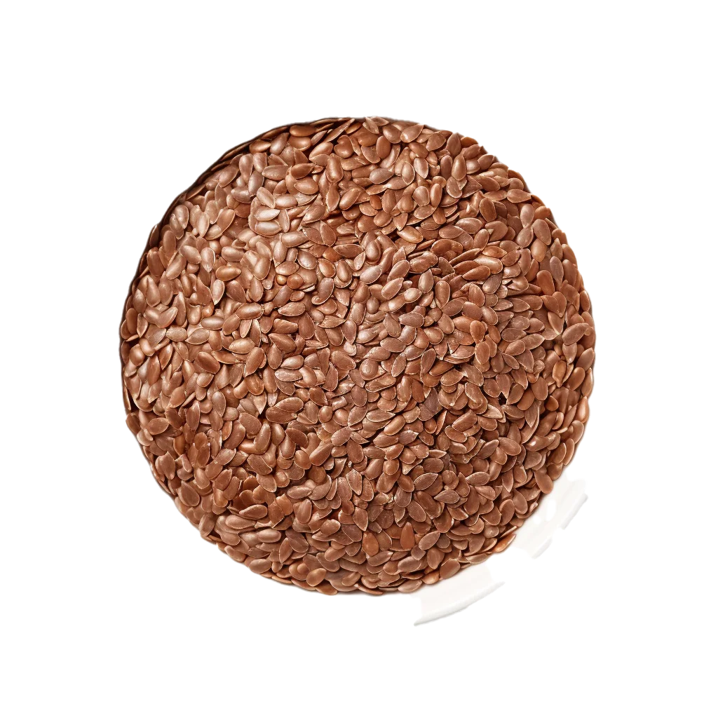 Whole Brown Flaxseeds Seed Pile Free PNG