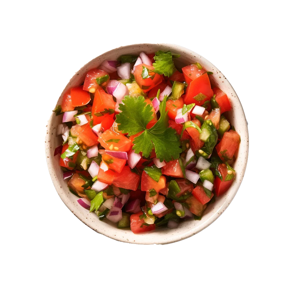 Chunky Tomato Salsa Dip with Herbs Free PNG