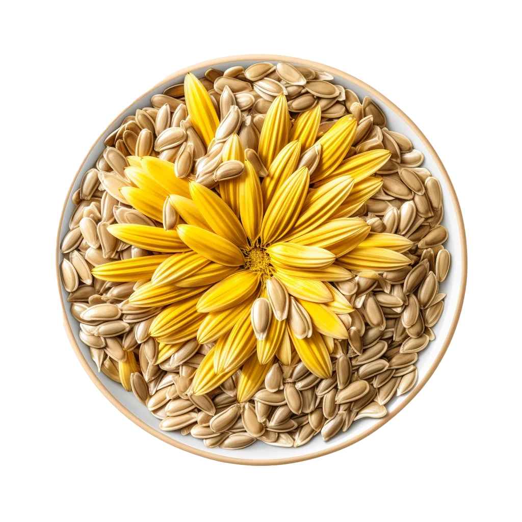 Sunflower Petals and Seed Assortment Free PNG