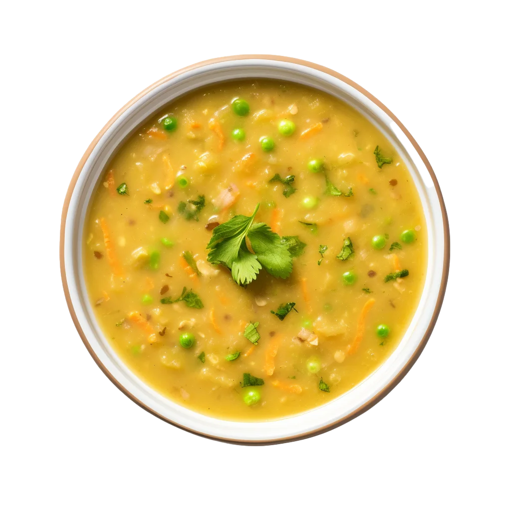 Yellow Split Pea Vegetable Soup Free PNG