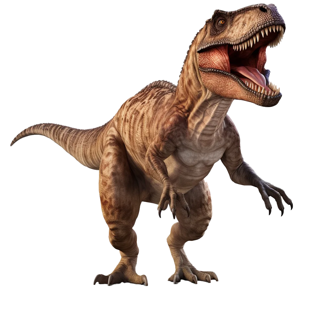 Realistic T-Rex Dinosaur Walking Free PNG