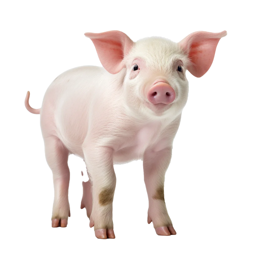 Pink Baby Piglet Isolated Free PNG