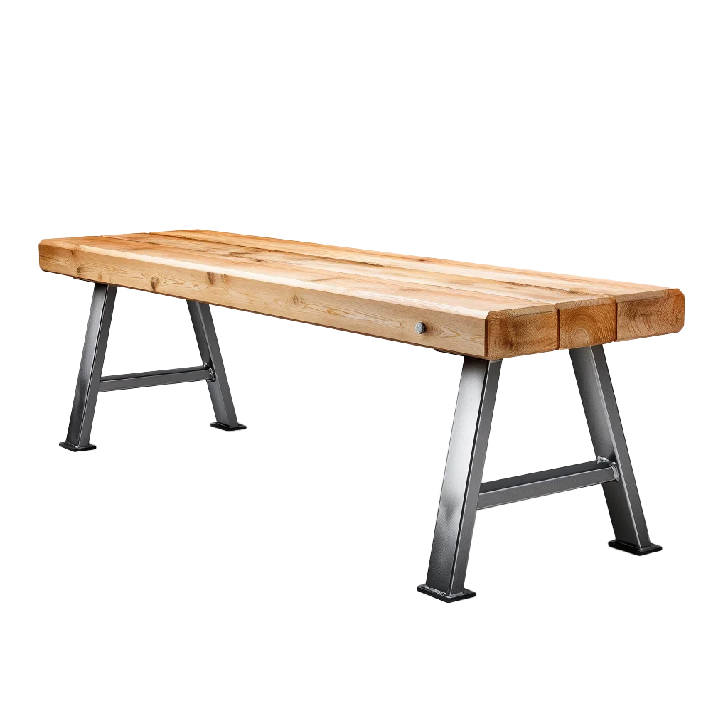 Rustic Wooden Farmhouse Park Bench Free PNG