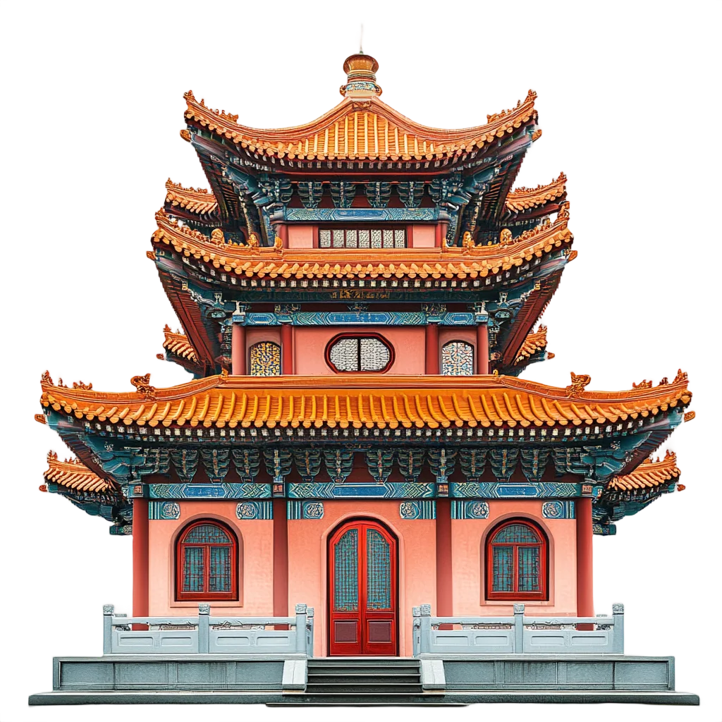 Traditional Chinese Pagoda Tower Building Free PNG