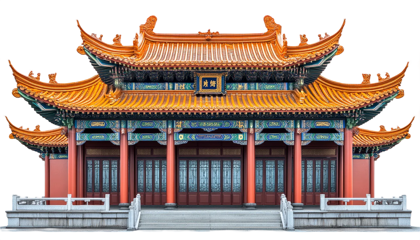 Traditional Chinese Palace Temple Building Free PNG