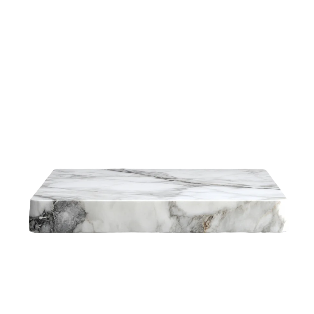 Rectangular Marble Platform Plinth Stand Free PNG