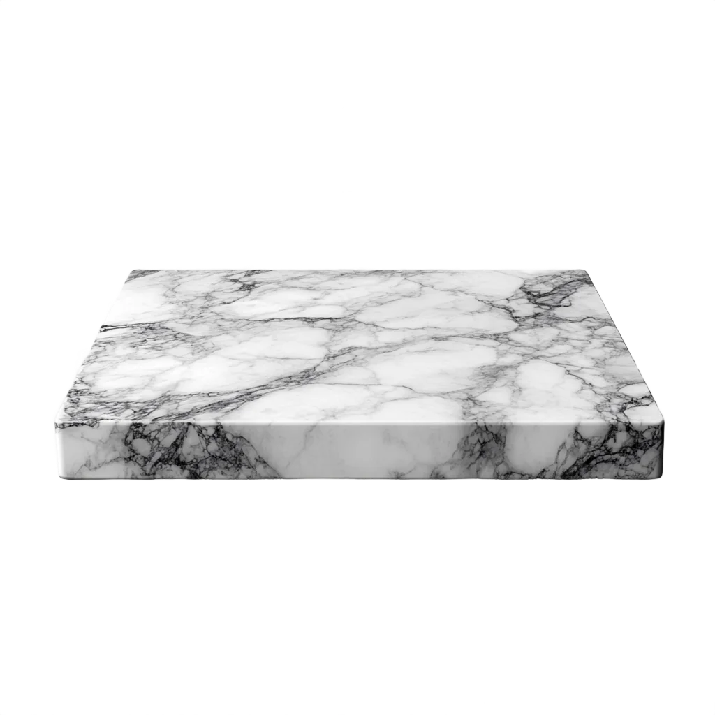 White Marble Stone Slab Display Pedestal Free PNG