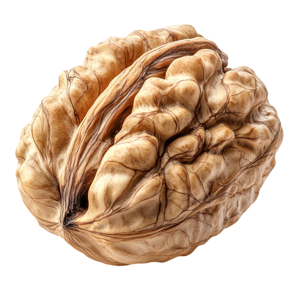 Whole Raw Shelled Walnut Half Nut Kernel Free PNG