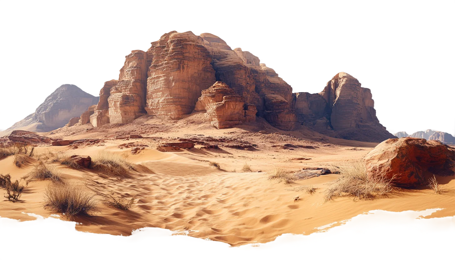 Desert Sandstone Mesa Rock Mountain Outcrop Free PNG