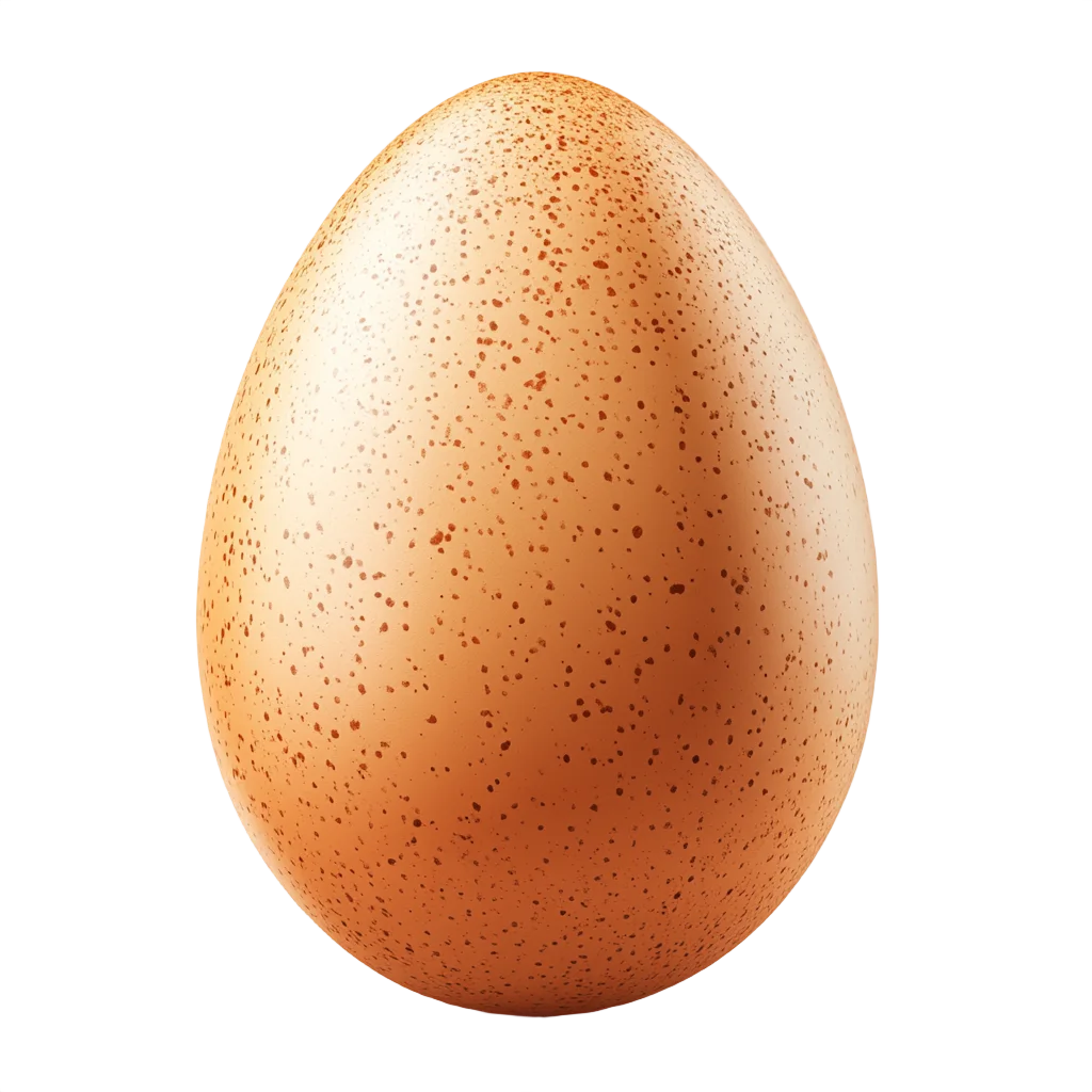 Raw Brown Chicken Egg Whole Shell Free PNG