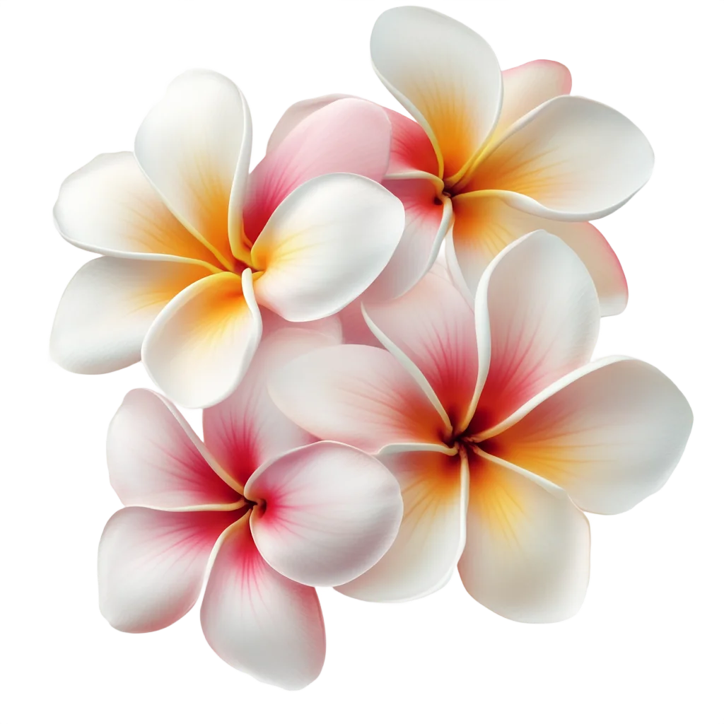 Plumeria Frangipani Tropical Flowers Bouquet Free PNG