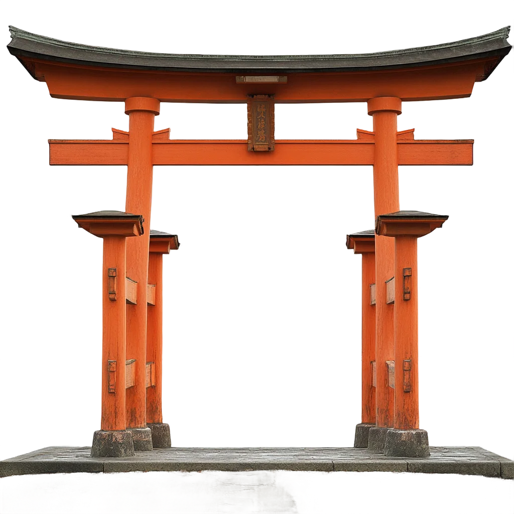 Red Japanese Torii Gate Shinto Shrine Free PNG