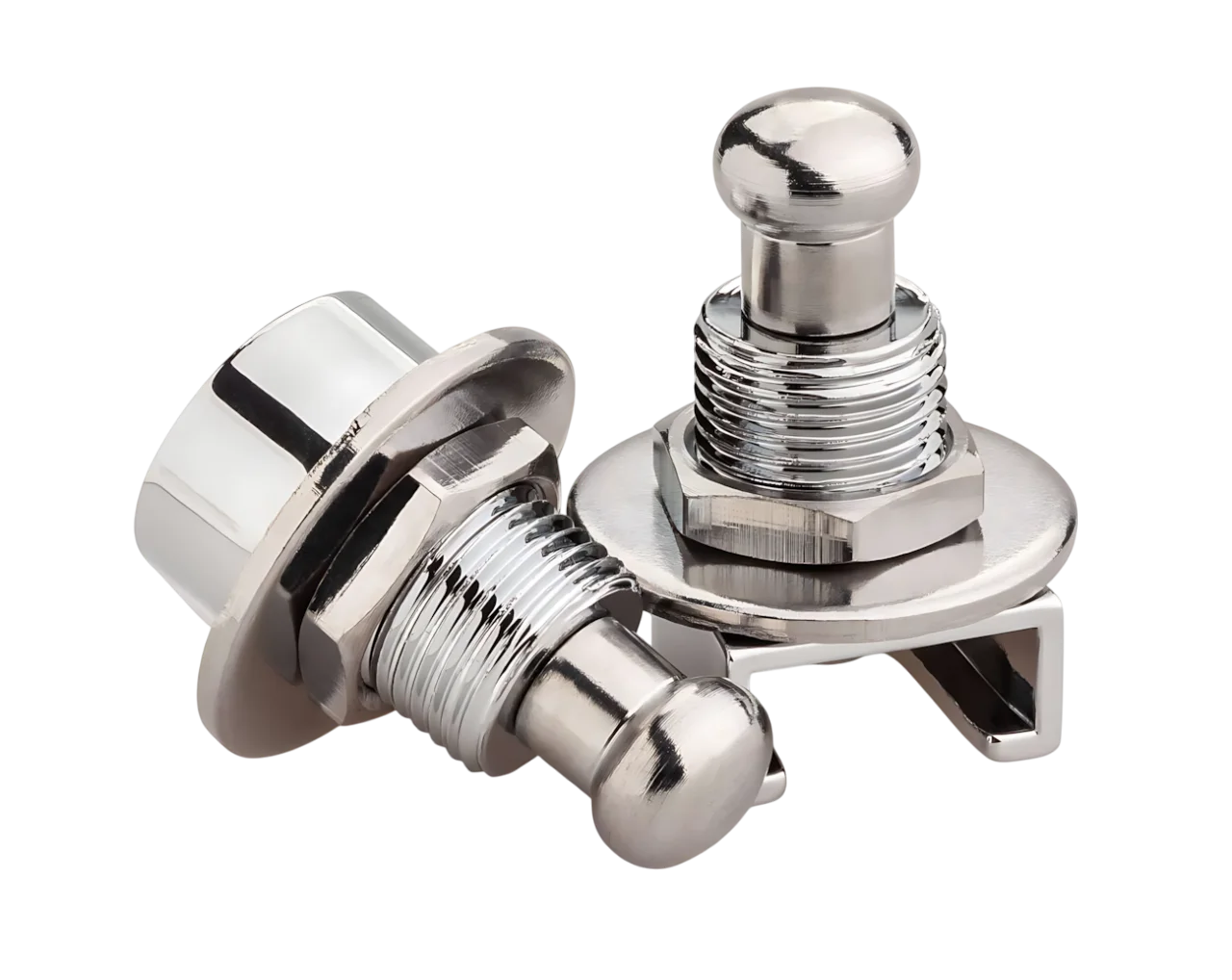 Metal Quick Release Push Button Hardware Free PNG