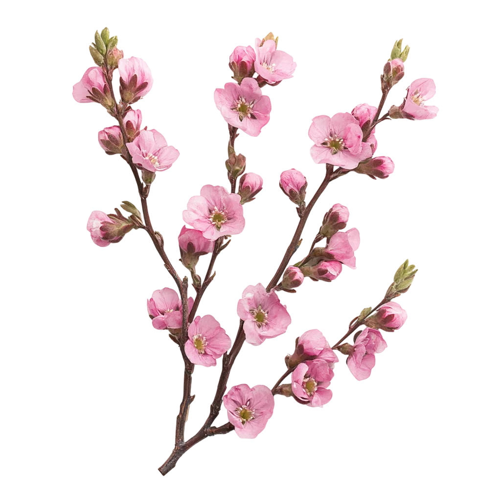 Pink Peach Blossom Flower Tree Branches Free PNG