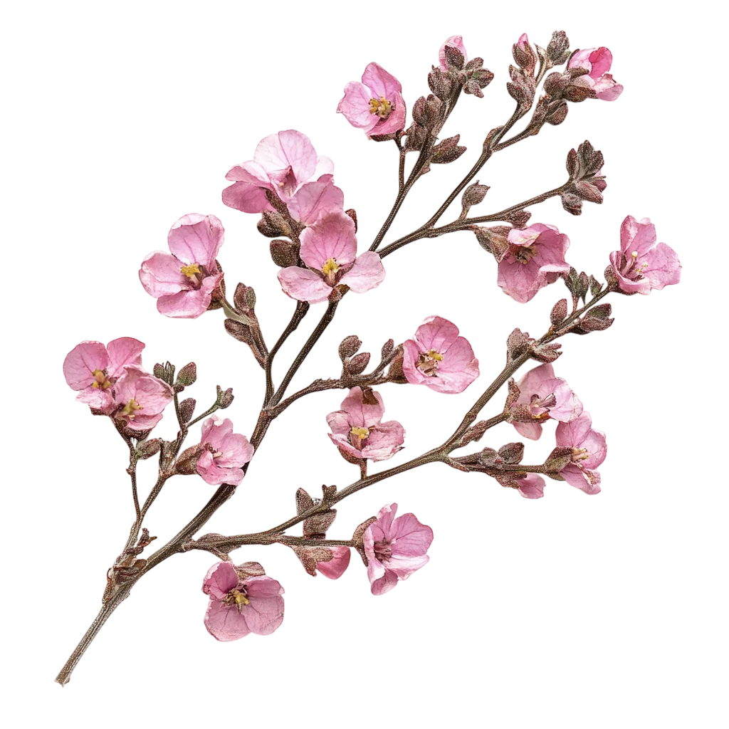 Blooming Pink Cherry Blossom Tree Branch Sprigs Free PNG