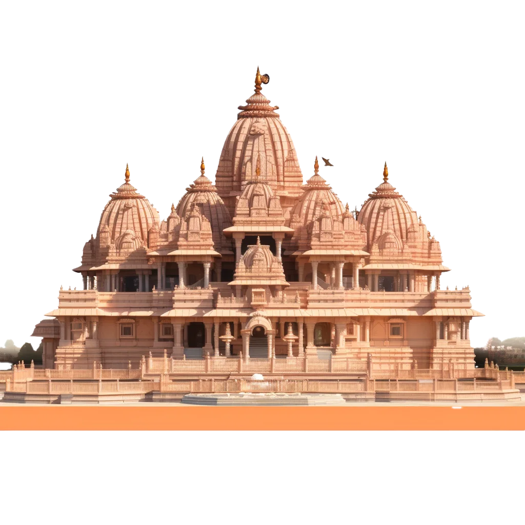 Historic Indian Hindu Stone Temple Monument Free PNG