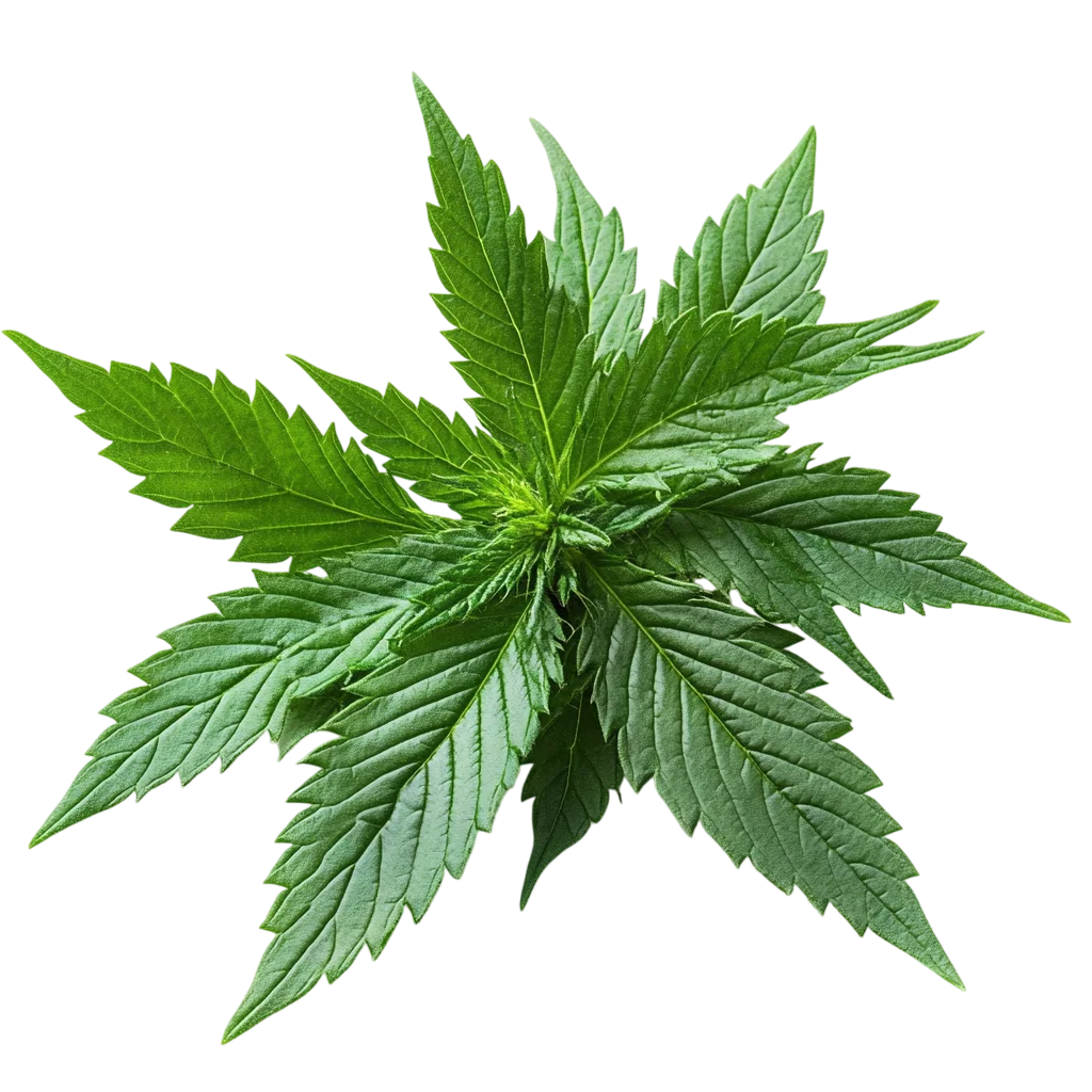 Green Star Shaped Plant Leaves Foliage Free PNG