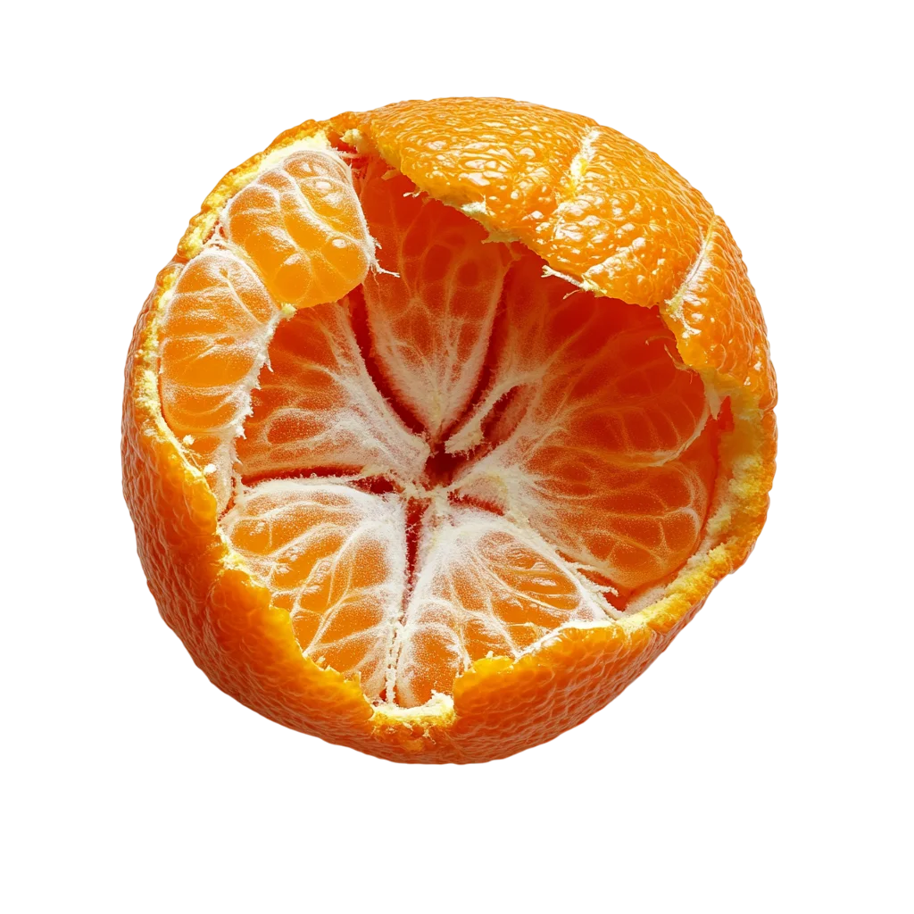 Mandarin Orange Peel Rind Ribbon Free PNG